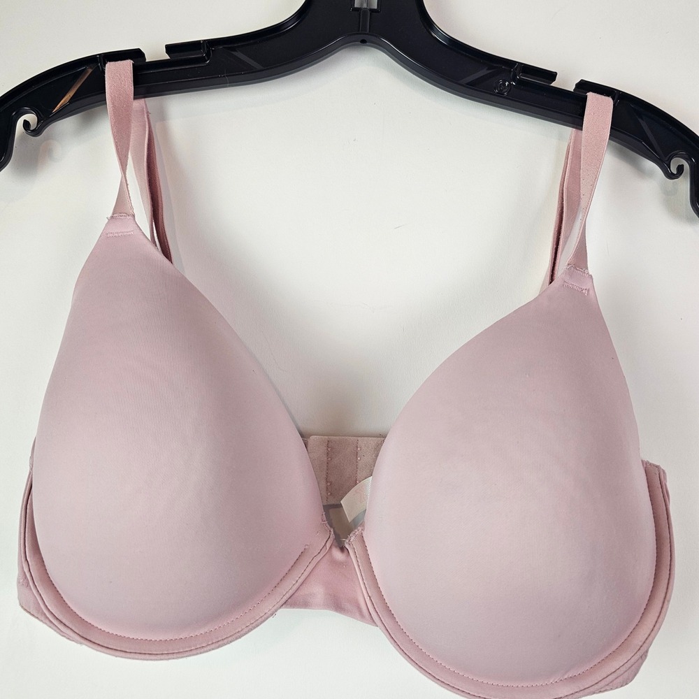 Victorias Secret PINK Wear Everywhere T-Shirt Bra 34DDD Dusty Rose Underwire